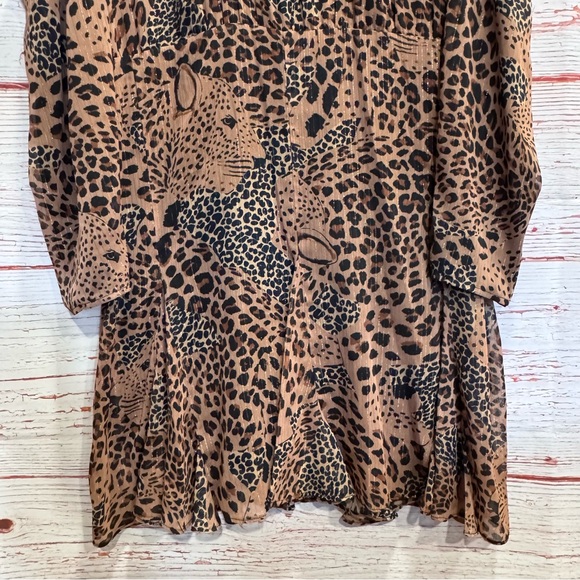 The Kooples Hide & Seek Lurex Leopard Dress Sz 4 - Picture 6 of 12